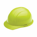 Americana Cap Hard Hat w/ Mega Ratchet 4 Point Suspension - Hi Viz Lime
